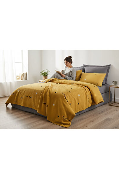 Comfort Craft Dide Yellow Natural Pike Printed Double Size