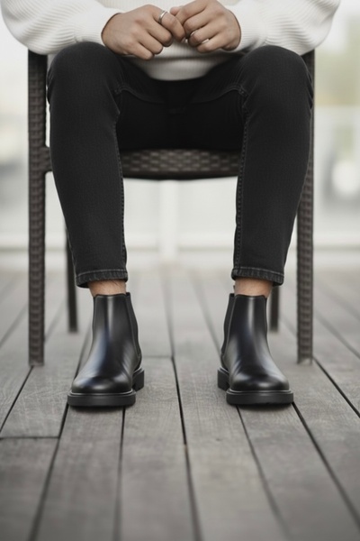 BENGAL Κλασικές ανδρικές δερμάτινες μπότες 100% γνήσιο δέρμα εγγύηση