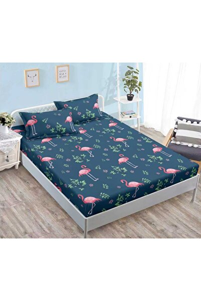 CHIRASO CHIRASO Fitted Sheet Set, Satin Cotton, 160x200 cm and 2 Pillowcases 52x80 cm