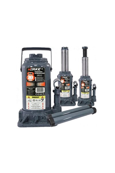 VERKE Cric hidraulic tip butelie, 20 tone 230 mm - 440 mm,