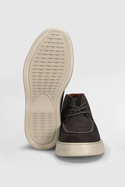 Lufian Ανδρικές δερμάτινες μπότες Derek καφέ