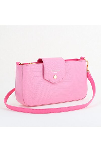 David Jones Poșetă casual damă din piele ecologică Roz BS6773A2404935