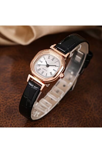 Feronnucci Minimal Square Dial Roman Numeral Women's Wristwatch + Bracelet wi...