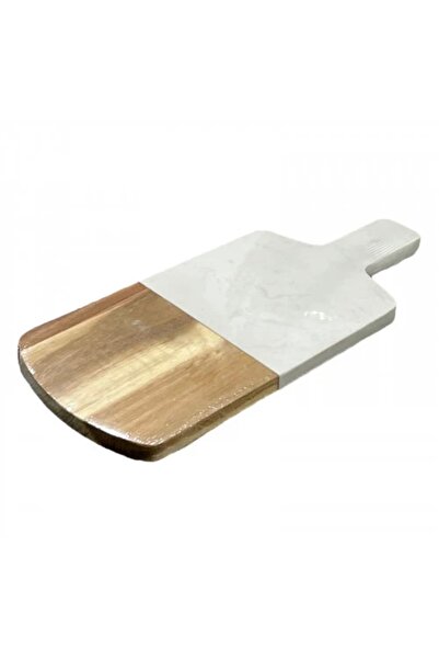 cc bin shihon Luxury double marble cutting and serving board, 26x15 cm