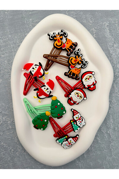 New Year Object Snap Buckle Set 5 Pairs