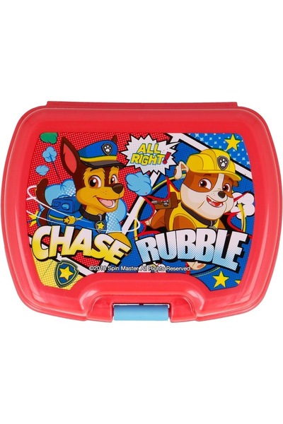 PETITE Lunch box for school pack, 0.5 kg capacity, Paw Patrol, red