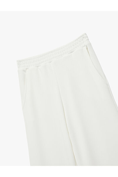 Koton Φούτερ με φαρδύ πόδι με λεπτομέρεια τσέπης και ελαστική μέση