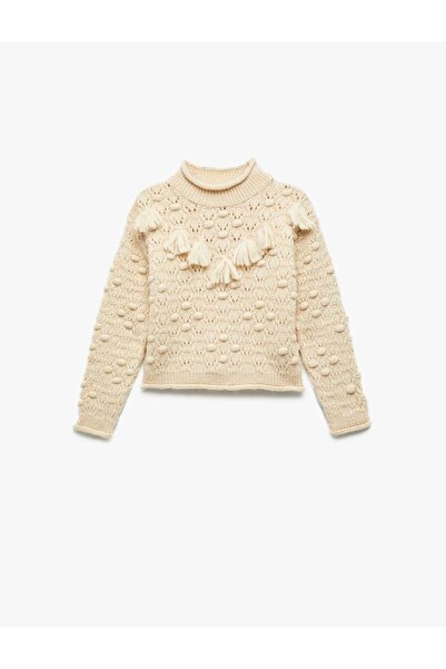 Koton Pulover tricotat cu mânecă lungă și guler înalt