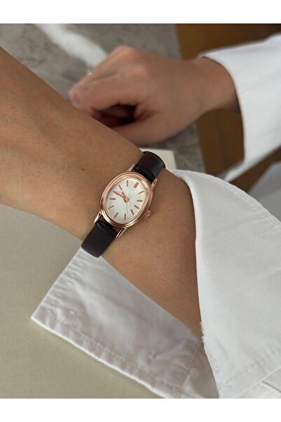 Twelve Women's Wristwatch with Leather Strap / Ellipse Series