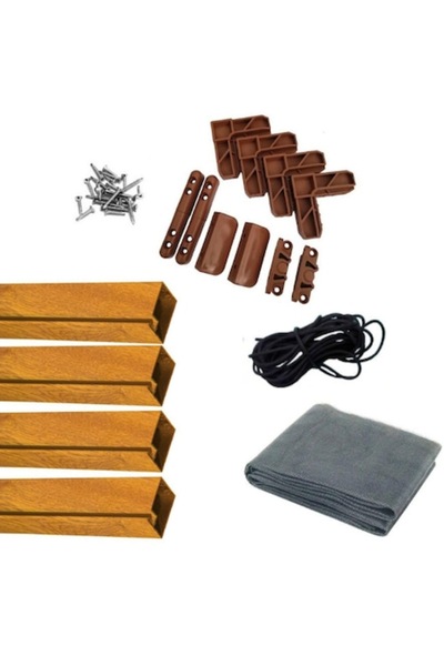 SOLIDON Kit complet plasă de țânțari pentru fereastră, cu balamale, SOLIDON, ...