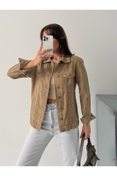 blue marlın Women's Linen Buttoned Jacket