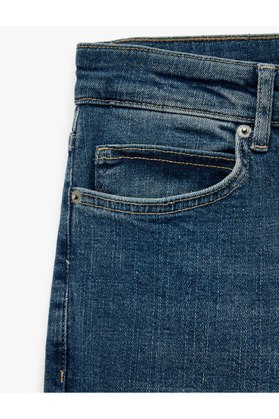 Koton Βαμβακερό τζιν παντελόνι με κανονική μέση λεπτή εφαρμογή - Brad Jean