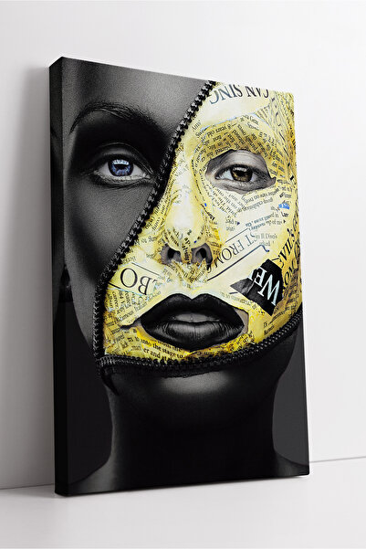 KOSS Dijital Pictură pe pânză estetică de artă modernă cu portret feminin, cu...