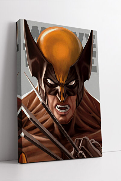 KOSS Dijital Ilustrație Wolverine Decor de perete din pânză Artă portret de e...