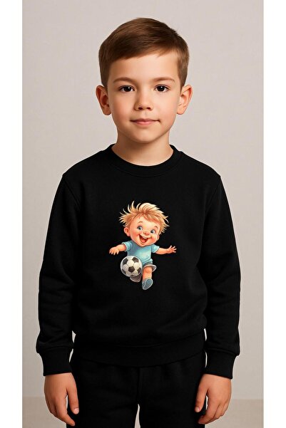 playwear Φούτερ ομάδας με στάμπα για κορίτσια και αγόρια, με λαιμόκοψη 3, 4-5...