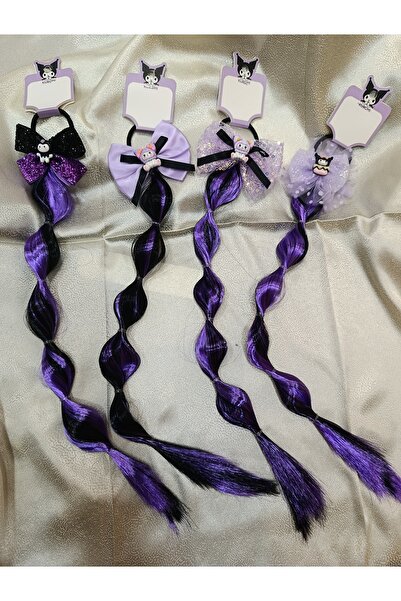 ELAS HOME Children's Kuromi Purple Hair 1 Piece
