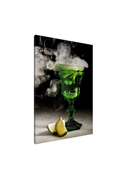 PozaTablou Pictură pe pânză: Elixir de lime mistic 70x100 cm