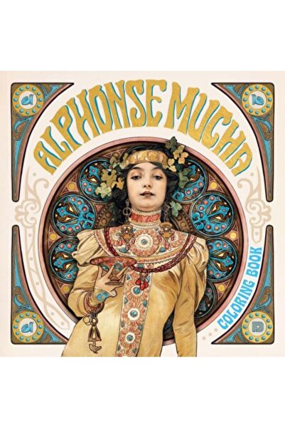 Dokument Press Alphonse Mucha Coloring Book