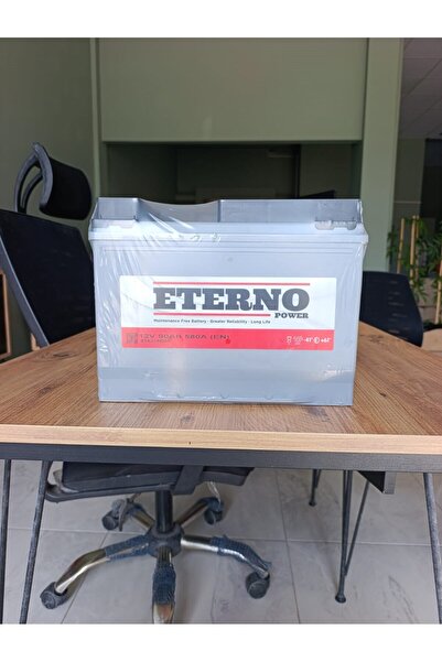 Eterno 105 AH. 750A (EN) (PETLAS GARANTİSİ ALTINDA) (ÜRETİM TARİHİ: 2025)
