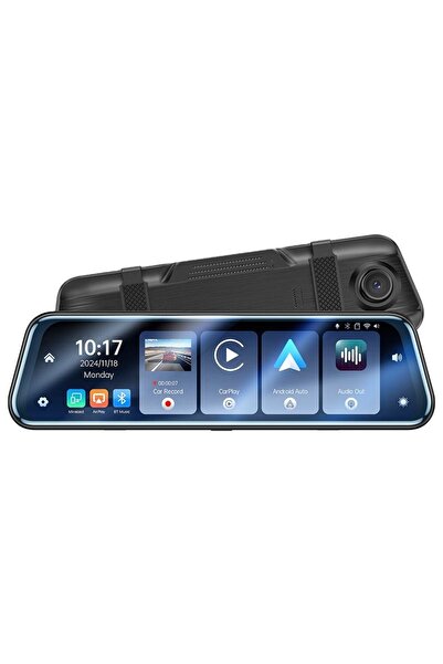 Yesido KM24 شاشة لمس عالية الوضوح مقاس 9.66 بوصة مع مساعدة الرجوع للخلف باستخدام Carplay