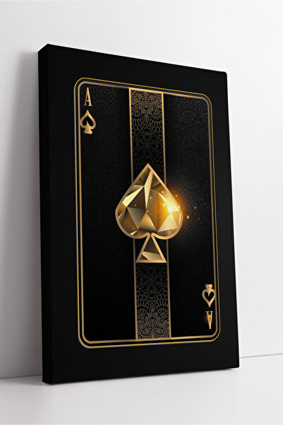 KOSS Dijital Tablou modern pe pânză cu tematică de cărți de joc de cărți de a...