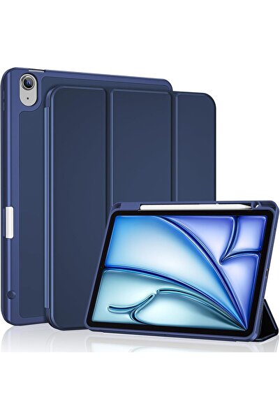 Generic Smart Cat Cot Folio Case for iPad Air 11-inch – Auto Wake/Sleep Magnetic Cover