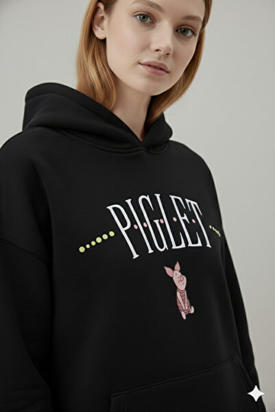 NİCE PIGLET Štampano 3 niti debljine P Pamučni džersej Ş Čupkani materijal O ...