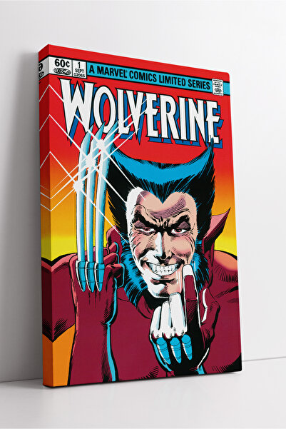 KOSS Dijital Wolverine, stil clasic de copertă, ilustrație agresivă de benzi ...