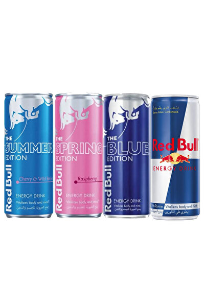 Red Bull مجموعة متنوعة من مشروب الطاقة (4 × 250 مل)