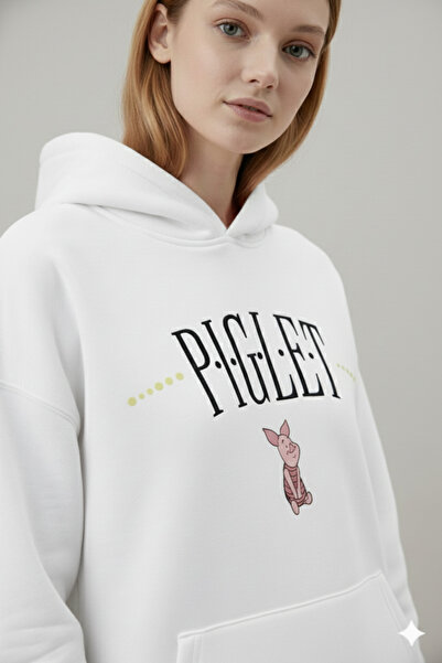 NİCE PIGLET Štampano 3 niti debljine P Pamučni džersej Ş Čupkani materijal O ...