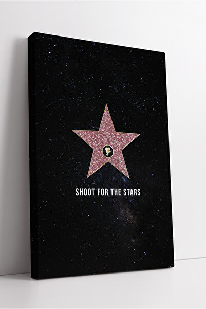 KOSS Dijital Σύμβολο αστεριών Shoot For The Stars Διακοσμητικό μοντέρνο καμβά...