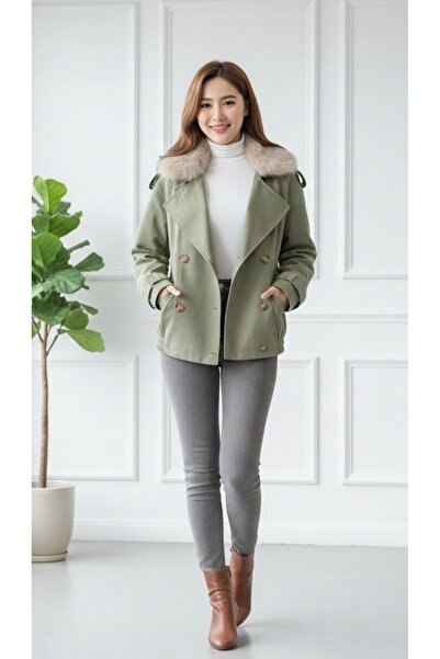 PELTEX Bondit Bomber Jacket with Fur Collar