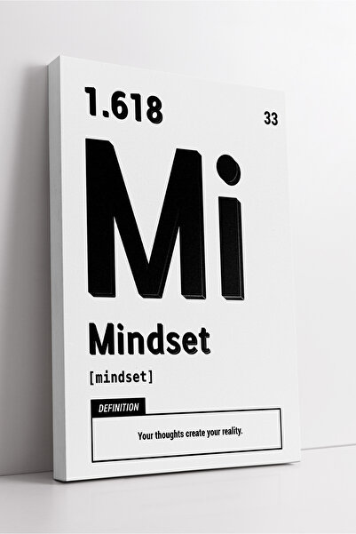 KOSS Dijital Mindset Minimal Element Style White Modern Motivational Definiți...