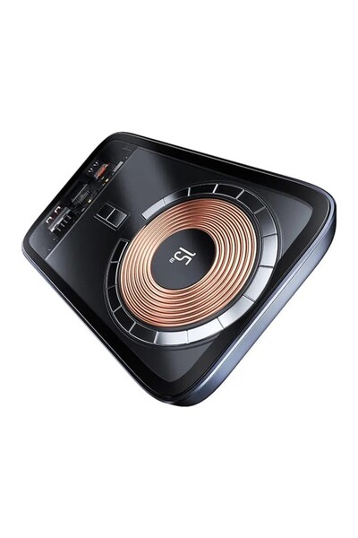 OEM MagSafe External Battery for iPhone - Wireless Charging Usams X46 (10000 mAh, Black)