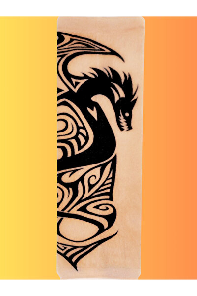 Shuttle Park Unisex Özel Seri Dövme Ejderha Desenli Kolluk Mekan Bisiklet Sür...