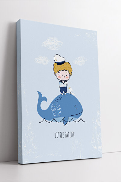 KOSS Dijital Tablou de pânză cu tematică de marinari drăguț, cu ilustrații de...