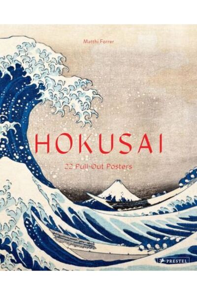 PRESTEL Hokusai: 22 Pull-Out Posters