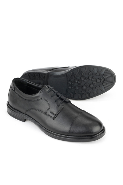 Ziya , Ανδρικά παπούτσια από γνήσιο δέρμα 1531007Z9256 Μαύρο