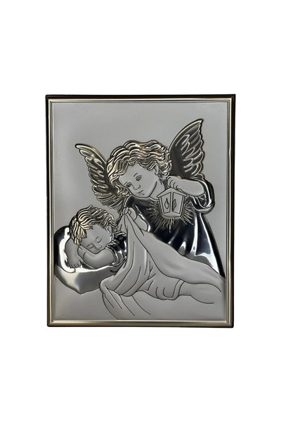 SLEVORI Icoană argintie - Îngeri (v1)