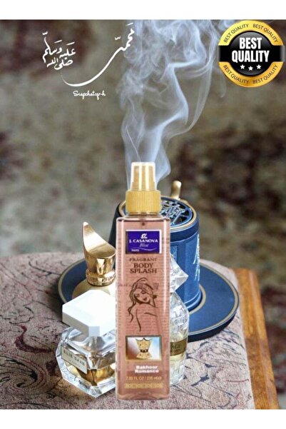 j.casanova جي كازانوفا معطر للجسم بخور رومانس 235 مل