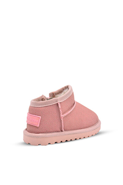 kids A more Kugga Girl's Pink Color Boots with Fur Inside