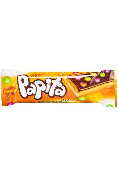 Şölen Papita Caramel 24 pcs x 33 gr Biscuits with caramel cream covered in chocolate