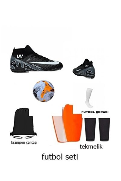 xeox مجموعة كرة القدم للأطفال - أحذية كرة القدم، كرة، واقي الساق، جوارب وحقيب...