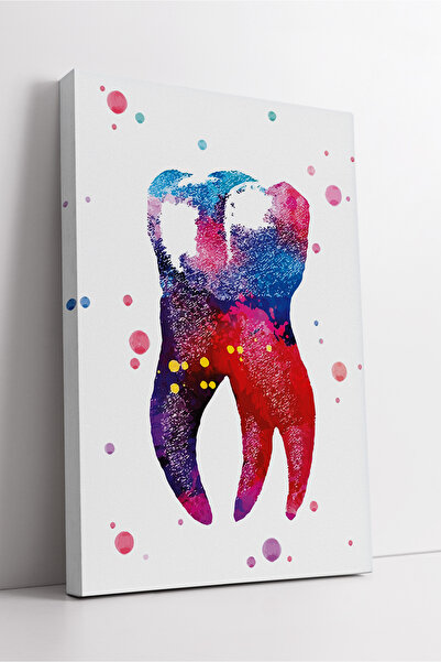 KOSS Dijital Forma de dinți colorată Design artistic modern Pictură decorativ...