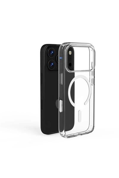 Ymak iPhone 17 Pro Max Hard Slim MagSafe Case – Clear