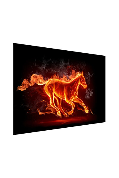 PozaTablou Pictură pe pânză: Spirit în flăcări 90x70 cm