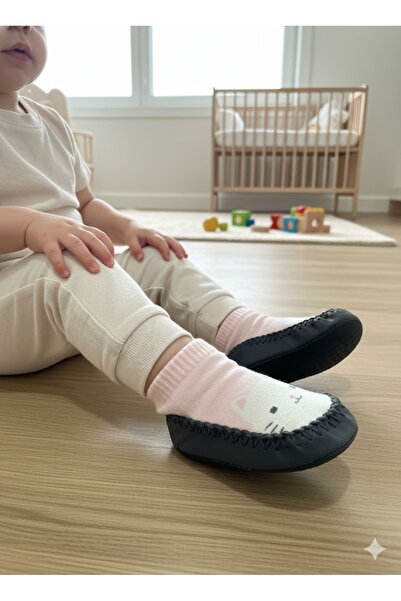 stoks toys Мокасини с шарки за момичета за дома и детската стая, противоплъзгащи