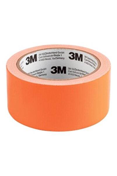 3M Duct Tape 3 M Extra Strong, Neon Orange, 50 mm x 10 m - For Signaling and Repairs