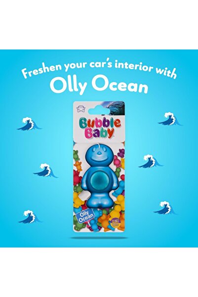 Bubble baby Ocean Spa perfume for car air freshener and odor removal, 10gr