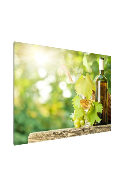 PozaTablou Tablou pe pânză: Strălucire aurie de viță de vie 20x20 cm